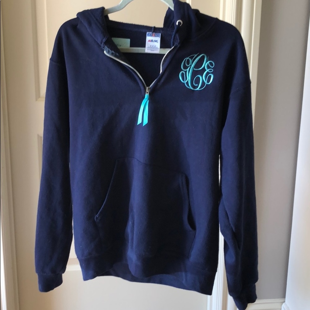 Monogrammed hoodie